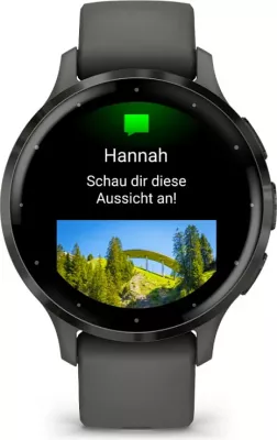 Smartwatch Garmin Venu 3S, AMOLED, 1.2", GPS, Gri