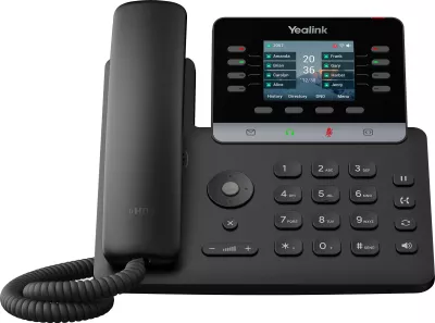 Telefon VoIP Yealink SIP-T73U, LCD 2.8", 12 llogari SIP, Gigabit, PoE, i zi