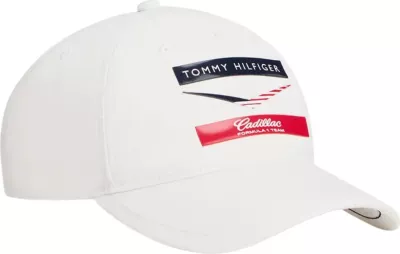 Kapelë bejsbolli për meshkuj Tommy Hilfiger TH X CF1 Chevron Cap AU0AU02091, e bardhë