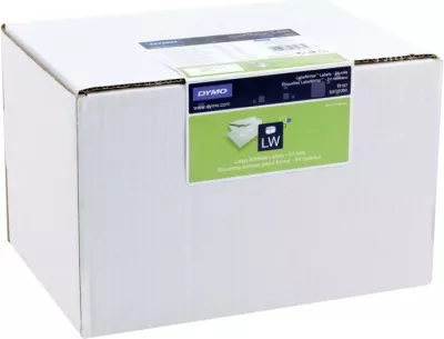 Etiketa adrese të mëdha, Dymo, LW 13187 (S0722390), kompatibile me LabelWriter, 24x rrotulla, të bardha