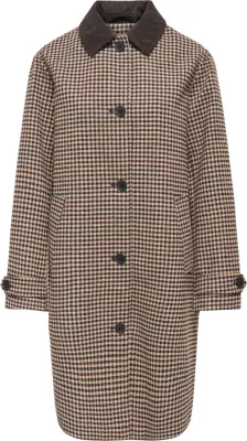 Pallto për femra Jacqueline de Yong JDYVALERIE Check Coat OTW 15376712, kafe [Madhësia: L]