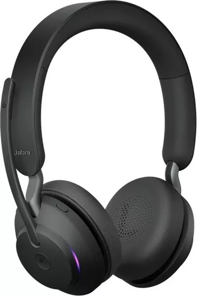 Kufje Jabra Evolve2 65 USB-A MS Stereo, Wireless, Office/Call center, 20 - 20000 Hz, 176.4 g, Black