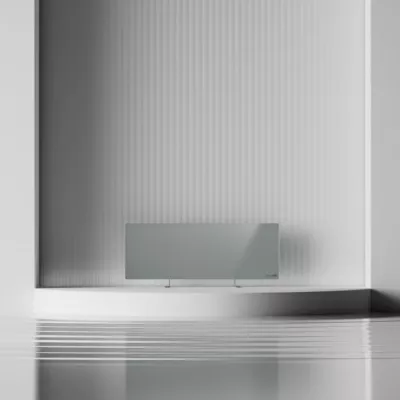 Ngrohës smart AENO Premium Eco AGH0005S 700W, xham i temperuar, infrared+konveksion, Gri