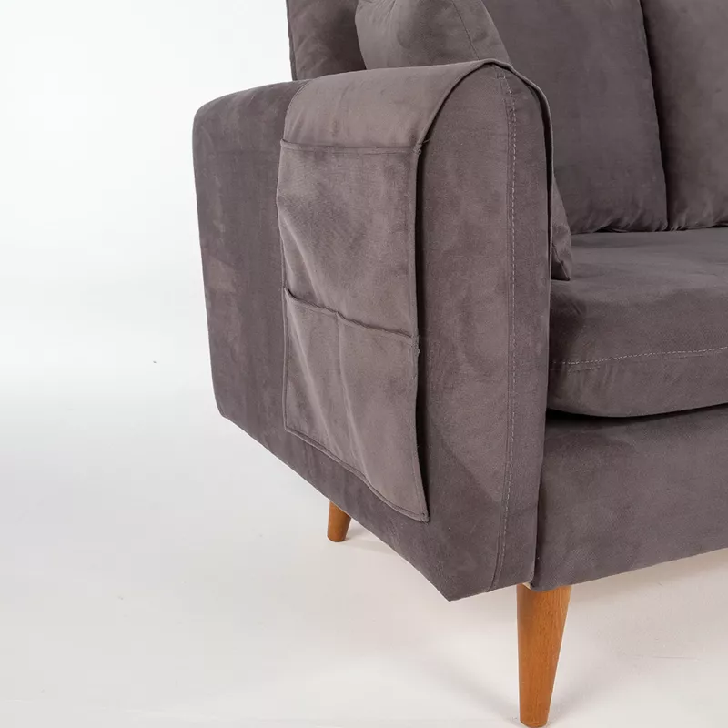 Divan treshe Atelier del Sofa, Sofia, antracit