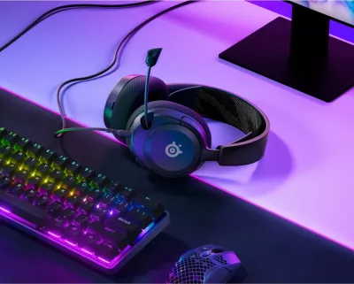 Kufje SteelSeries Arctis Nova 1, me kabllo, për lojëra, e zezë
