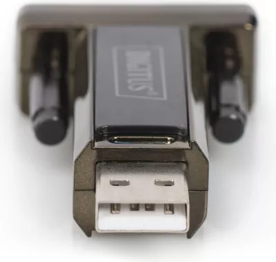 Adapter serial USB 2.0 Digitus, D-Sub, USB, Ngjyrë e zezë