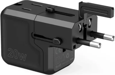 Karikues Choetech PD6038, 1x USB-C, 1x USB-A, i zi
