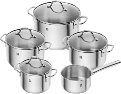 Set tenxheresh dhe salciere Zwilling Flow 71030-000-0 çelik inox, 5 copë