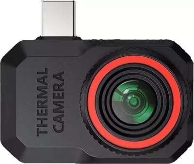 Kamerë termike infrakuqe për celular, Habotest HT820, 256x192 25Hz, diapazon -15°C deri 600°C, USB-C
