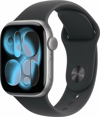 Smartwatch Apple Watch S11 Aluminium Cellular 42mm, Space Grau, rrip i zi
