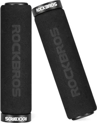 Mbështjellës timoni për biçikletë Rockbros BT1001BKBK, sfungjer, zi