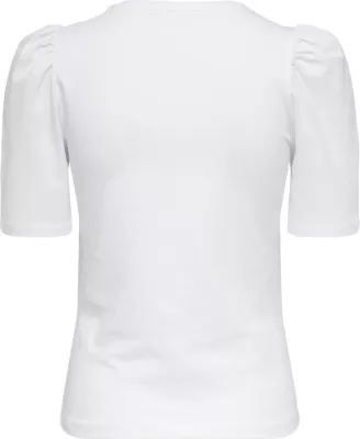 Maicë për femra Only ONLLIVE LOVE 2/4 PUFFTOP JRS NOOS 15282484, e bardhë [Madhësia: XS]
