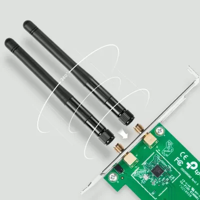 Kartë rrjeti Wi‑Fi TP-Link TL-WN881ND PCI-Express 300 Mbps me dy antena