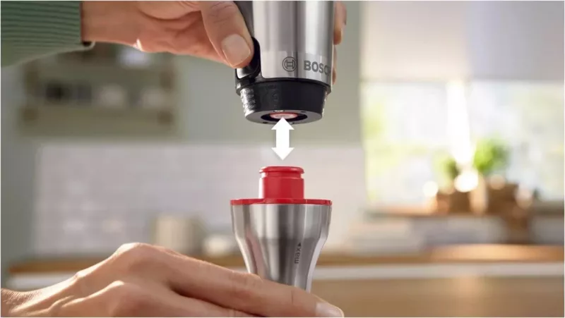 Blender dore Bosch ErgoMaster MSM6M820, 1200W, zi-argjendtë