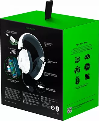 Kufje Razer BlackShark V2 HyperSpeed RZ04-04960200-R3M1, wireless, 7.1 surround, 50 mm, 70 orë bateri, e bardhë