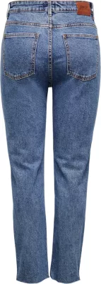Xhinse për femra Only ONLEMILY HW ST RAW CR AN MAE05 NOOS, blu të errëta denim [Madhësia: W32 L34]