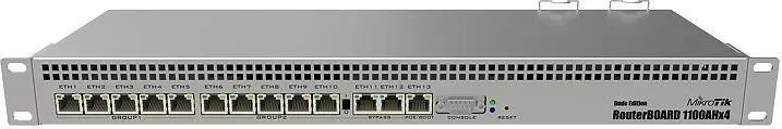 Kasë rrjeti MikroTik RB1100AHx4 Dude Edition, 4 bërthama, SSD, Argjend