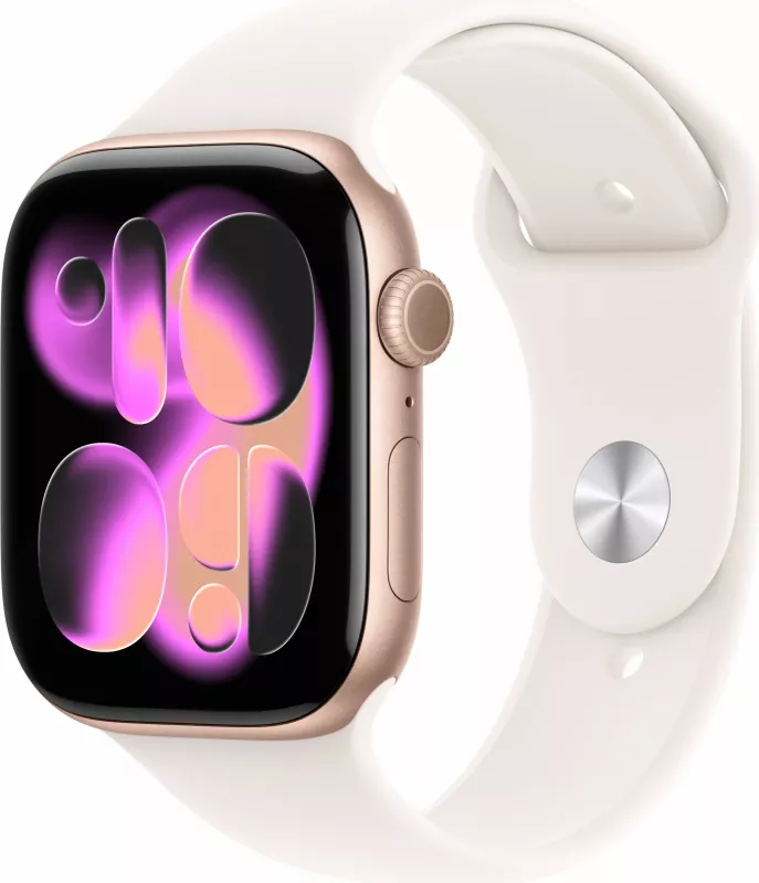 Smartwatch Apple Watch S11 Aluminium Cellular 46mm, 4G, Retina OLED, 24h bateri, rozë