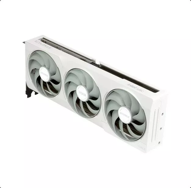 Kartelë grafike SPARKLE Intel Arc B580 TITAN OC, 12 GB GDDR6, E bardhë