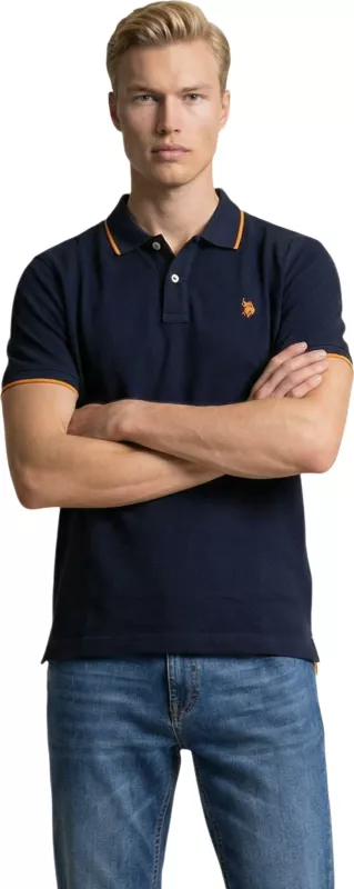 Maicë polo për meshkuj U.S. Polo Assn. US43 197027, e kaltër [Madhësia: S]
