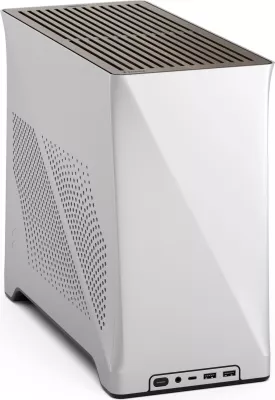 Kasë Fractal Design Era 2, Mini Tower, Silver