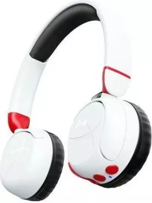Kufje HyperX Cloud Mini Wireless, Bluetooth, mikrofon, bardhë