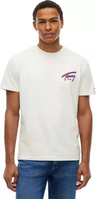 Maicë për meshkuj Tommy Hilfiger Jeans DM0DM23542, krem (Sour Cream)