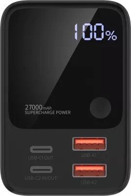 Powerbank Choetech B635BK, 27000mAh, 22.5W, e zezë
