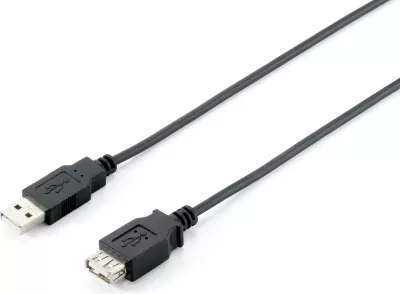 Kabllo zgjatues USB 2.0 Equip 3m, e zezë