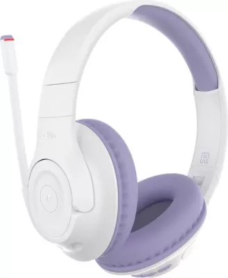 Kufje Belkin SOUNDFORM INSPIRE, wireless & me kabllo, 35 orë, mikrofon, për fëmijë, lavender/bardhë