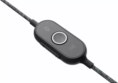 Sistem video-konference personal Logitech Zone Wired UC, Full HD, 30 fps, Graphite