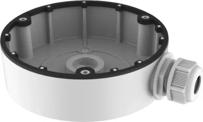 Kuti lidhëse Hikvision DS-1280ZJ-DM8, alumini, për kamera, e bardhë/zezë