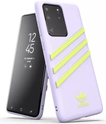 Mbështjellës Adidas OR Moulded Case për Samsung Galaxy S20 Ultra, vjollcë
