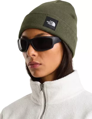 Kapelë beanie për meshkuj The North Face Dock Worker RCYCLD BNE, e gjelbër ulliri