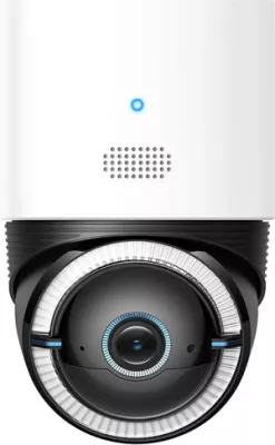 Kamerë sigurie e jashtme wireless ANKER eufy Security S330 4G LTE / Wi‑Fi, 4K, PTZ 360°, panel solar, bateri 9400 mAh, microSD deri 128 GB, me SIM + panel solar, bardhë