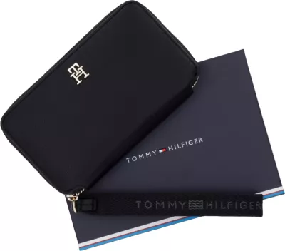 Portofol për femra Tommy Hilfiger AW0AW18699, i zi