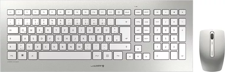 Tastierë dhe maus Cherry DW 8000, Full-size (100%), Wireless, RF Wireless, QWERTZ