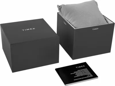 Orë dore për meshkuj Timex, e zezë