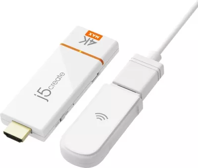 Adapter wireless për ekran 4K, J5 Create JVAW76MAX-N, i bardhë