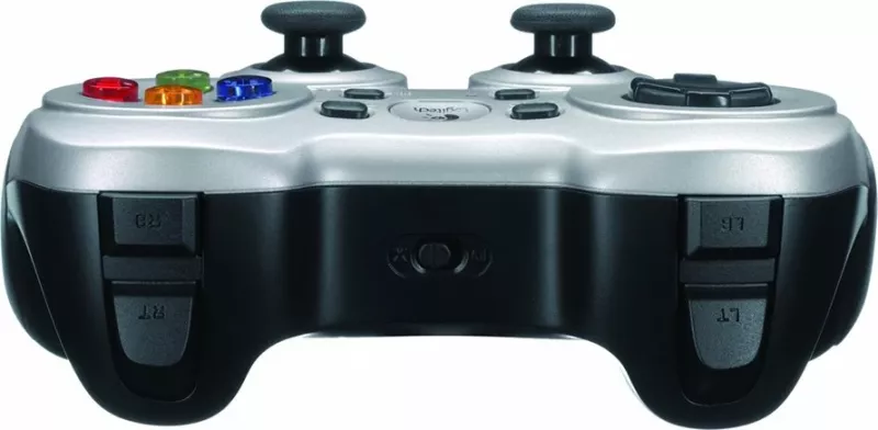 Gamepad Logitech F710 wireless USB, 12 butona programmabil, argjendt/zi thumbnail 4