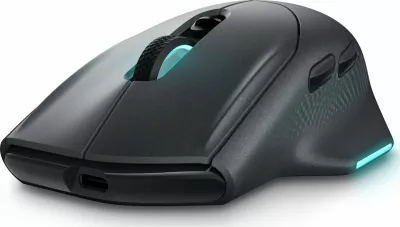 Maus gaming wireless Dell Alienware AW620M 26,000 DPI, RGB, USB-C, i zi