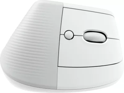 Maus Logitech Lift për Biznes, vertikal, 6 butona, wireless, Bluetooth, Bolt USB, ngjyrë e bardhë