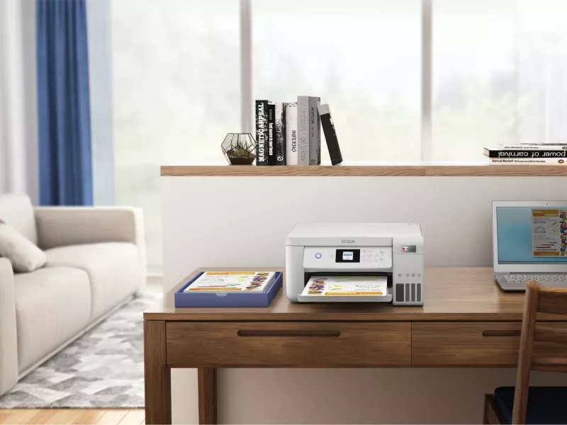 Printer multifunksional Epson EcoTank ET-2856, Wi-Fi, A4, i bardhë thumbnail 5