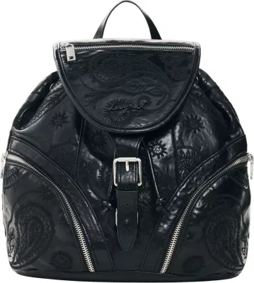 Çantë shpine Desigual BACK_SIROCO TULA MINI BLA, e zezë