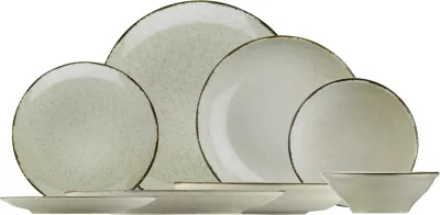 Set darke prej porcelani, 24 pjesë, Hermia, CXEO24Y2730P02, ngjyrë kanelle