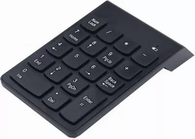 Tastierë numerike për laptop Gembird KPD-W-02, e zezë