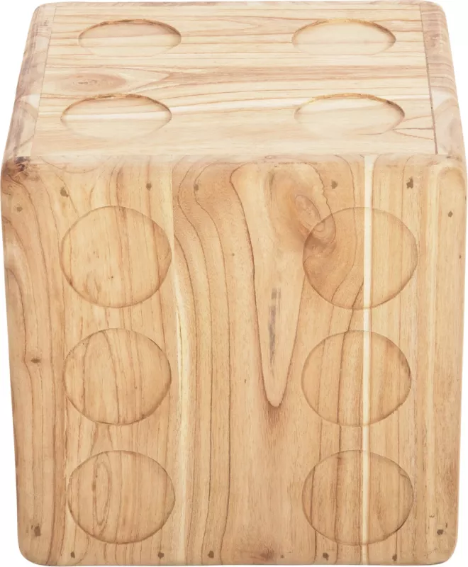 Karrige për bar ZARI, ngjyrë druri natyral, FH7898.02, 40x40x40 cm