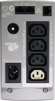 UPS APC BK650EI, 650VA, 4x C13 output, USB, Standby (Offline), 0.65 kVA, 400 W, Sine, 160 V, 286 V