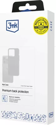 Mbështjellës, 3mk Protection, Matt Case për Xiaomi Redmi 12, TPU, Absorber125, i zi