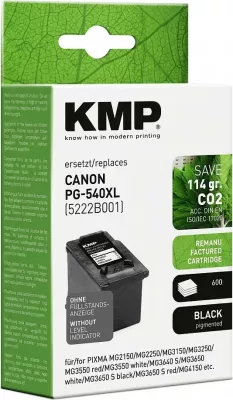 Toner KMP C87 për Canon PG-540XL (5222B001), 600 faqe, i zi